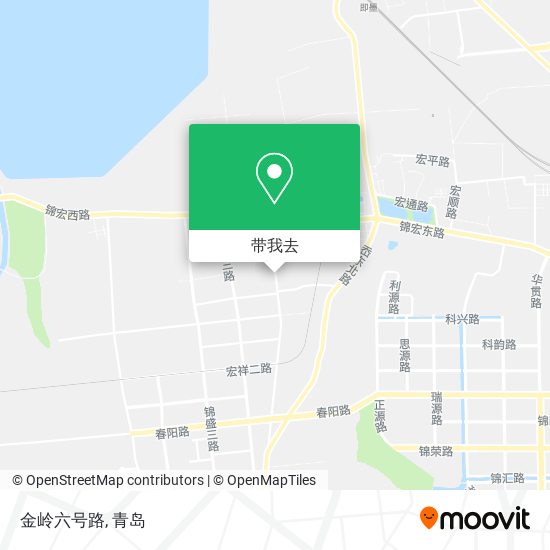 金岭六号路地图