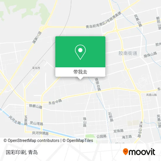 国彩印刷地图