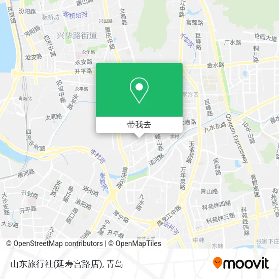 山东旅行社(延寿宫路店)地图