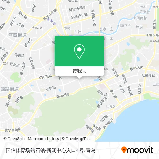 国信体育场钻石馆-新闻中心入口4号地图