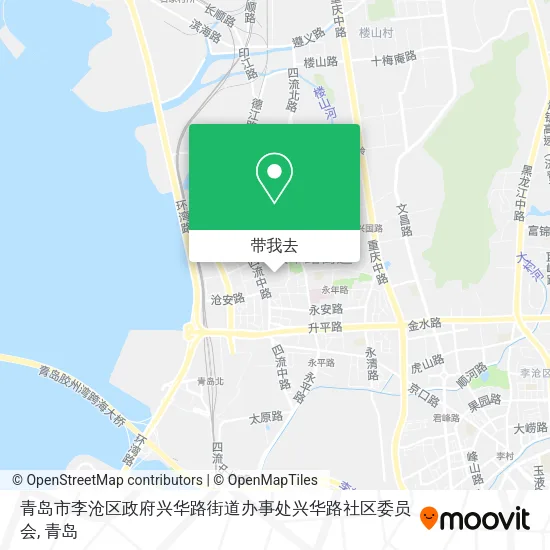青岛市李沧区政府兴华路街道办事处兴华路社区委员会地图