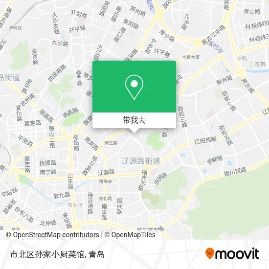 市北区孙家小厨菜馆地图