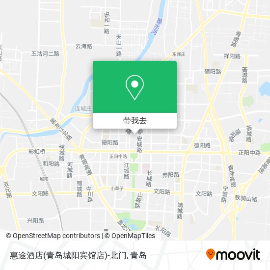 惠途酒店(青岛城阳宾馆店)-北门地图