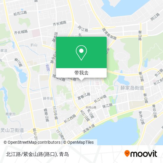 北江路/紫金山路(路口)地图
