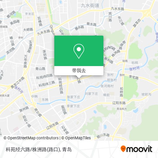 科苑经六路/株洲路(路口)地图