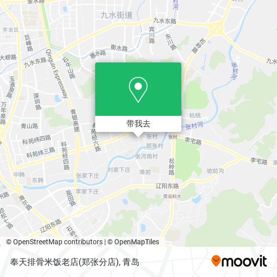 奉天排骨米饭老店(郑张分店)地图