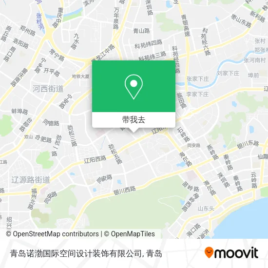 青岛诺渤国际空间设计装饰有限公司地图