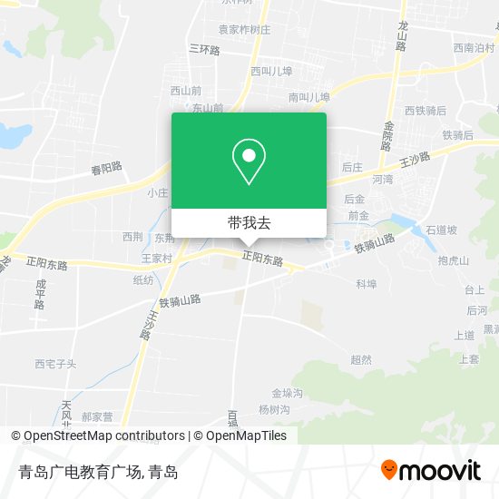 青岛广电教育广场地图