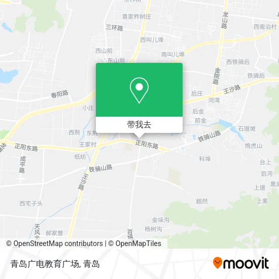 青岛广电教育广场地图