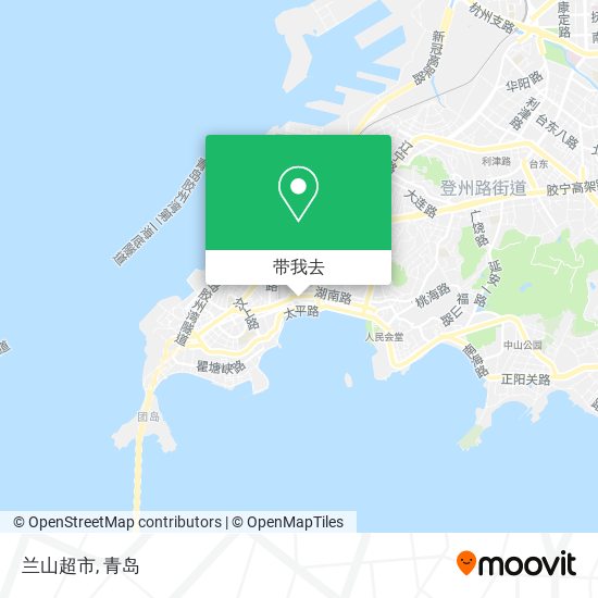 兰山超市地图