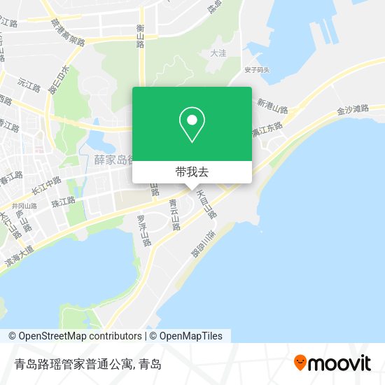 青岛路瑶管家普通公寓地图