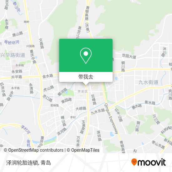 泽润轮胎连锁地图