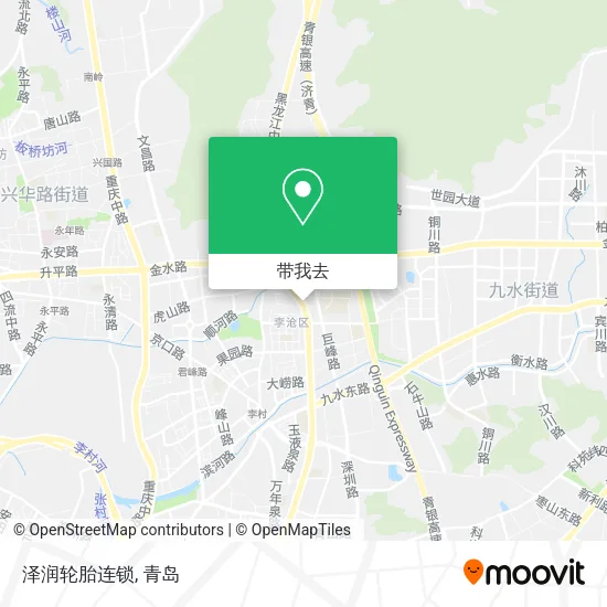 泽润轮胎连锁地图