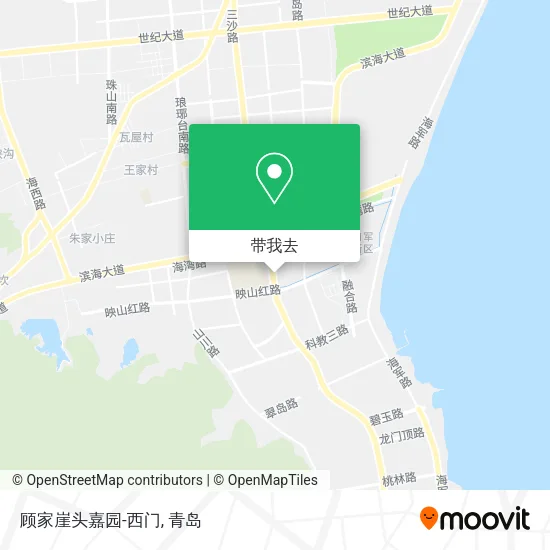 顾家崖头嘉园-西门地图