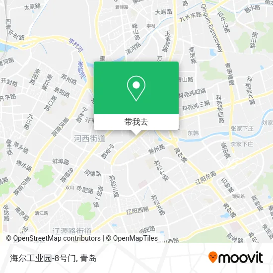海尔工业园-8号门地图