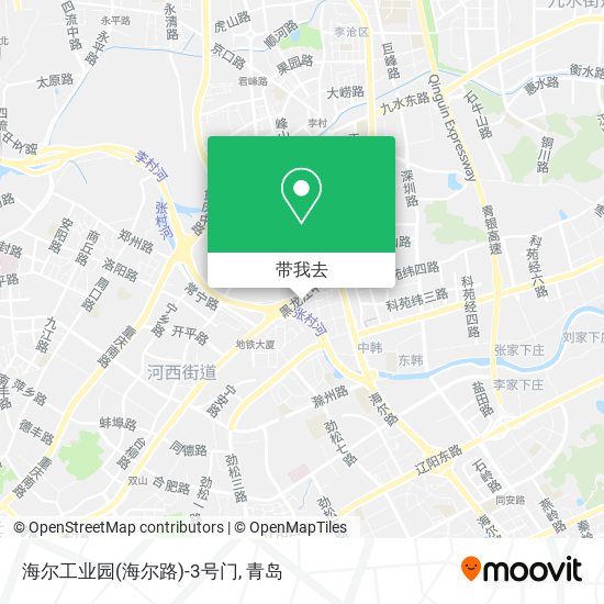 海尔工业园(海尔路)-3号门地图