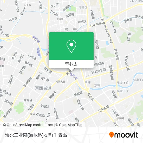海尔工业园(海尔路)-3号门地图