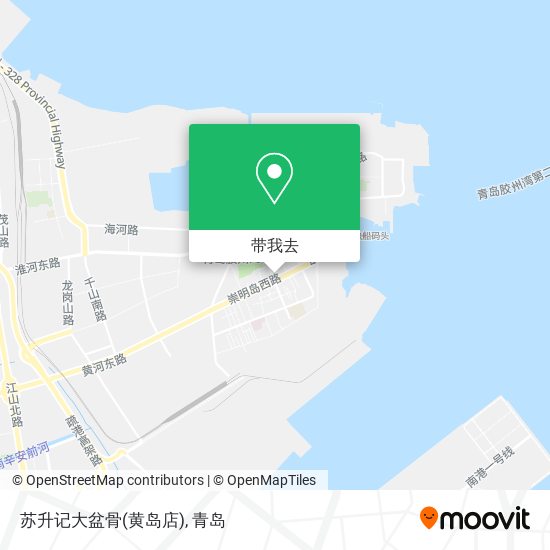 苏升记大盆骨(黄岛店)地图