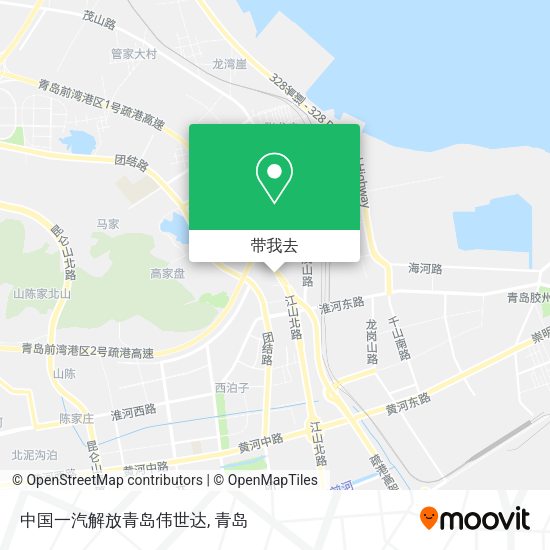 中国一汽解放青岛伟世达地图