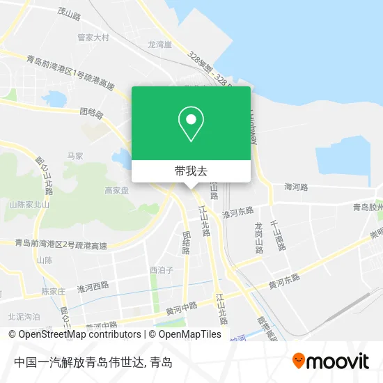中国一汽解放青岛伟世达地图