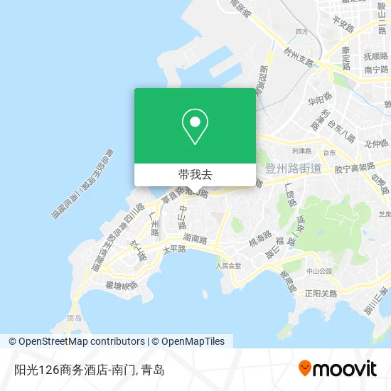 阳光126商务酒店-南门地图
