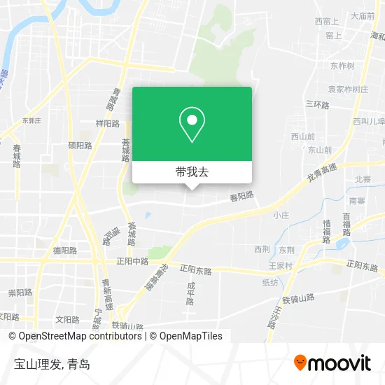 宝山理发地图