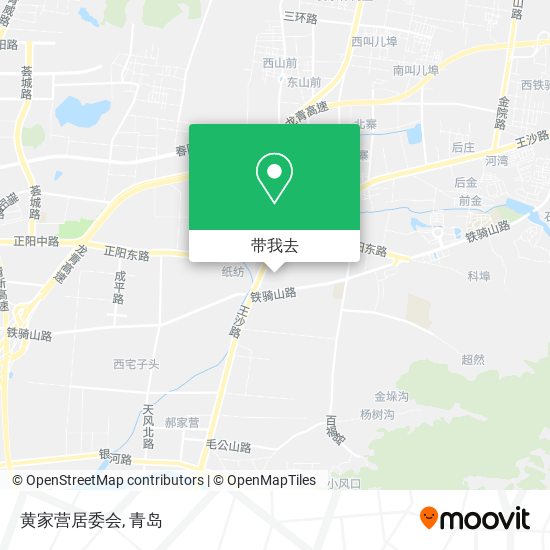 黄家营居委会地图