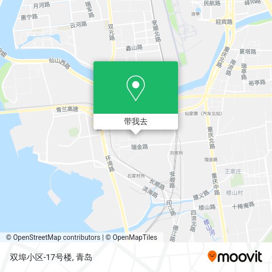 双埠小区-17号楼地图