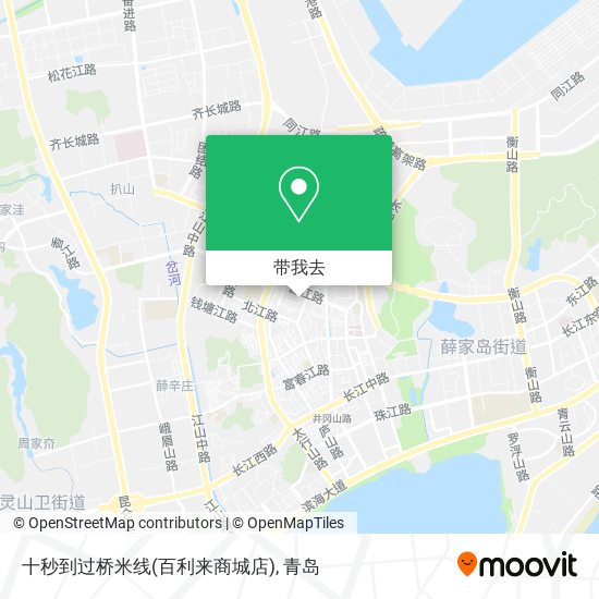 十秒到过桥米线(百利来商城店)地图