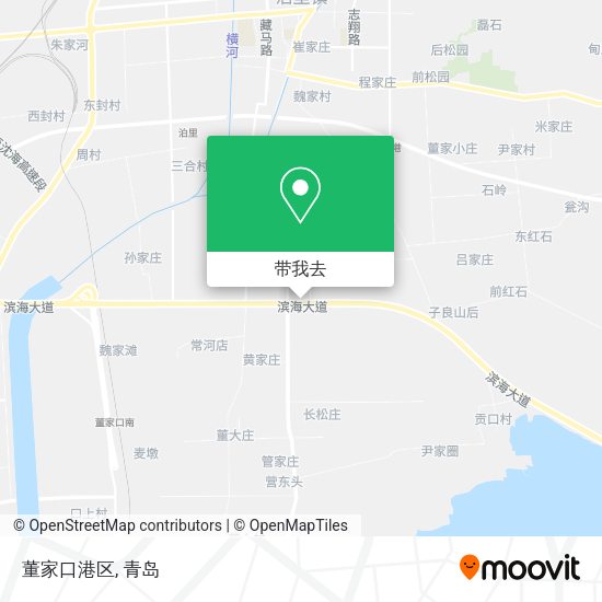董家口港区地图
