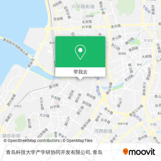 青岛科技大学产学研协同开发有限公司地图