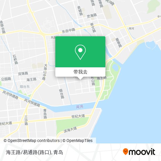 海王路/易通路(路口)地图