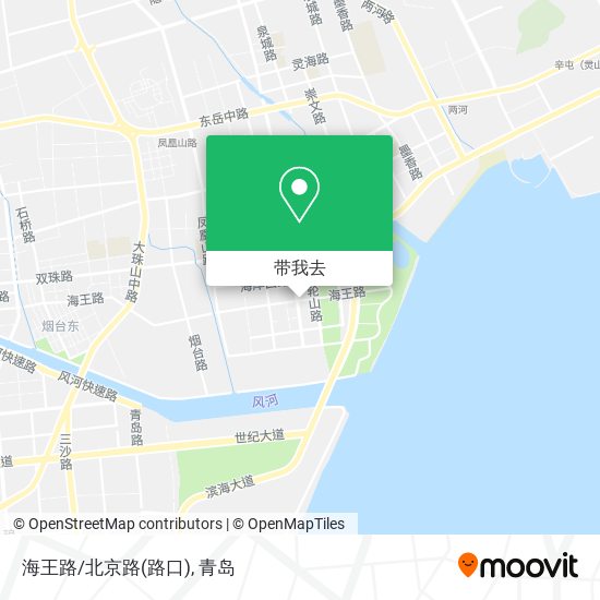 海王路/北京路(路口)地图