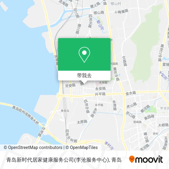 青岛新时代居家健康服务公司(李沧服务中心)地图