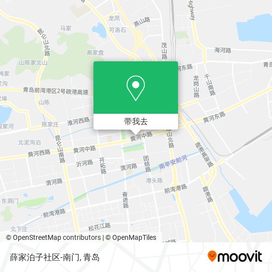 薛家泊子社区-南门地图