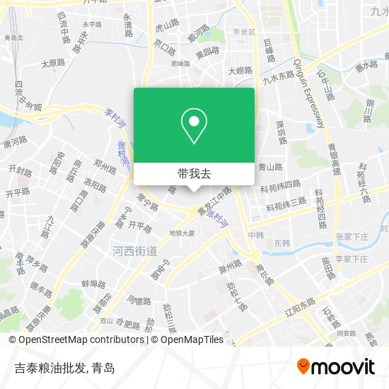 吉泰粮油批发地图