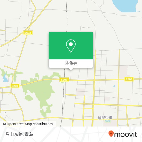 马山东路地图