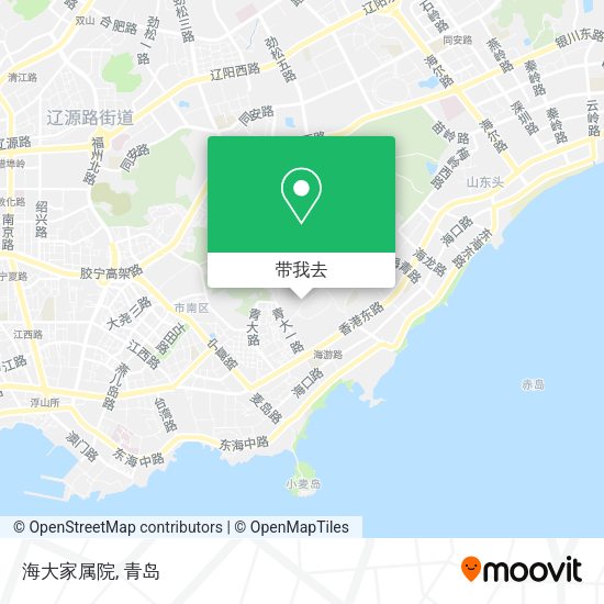 海大家属院地图