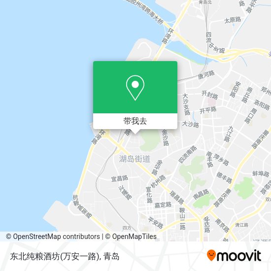 东北纯粮酒坊(万安一路)地图