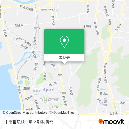 中南世纪城一期-2号楼地图