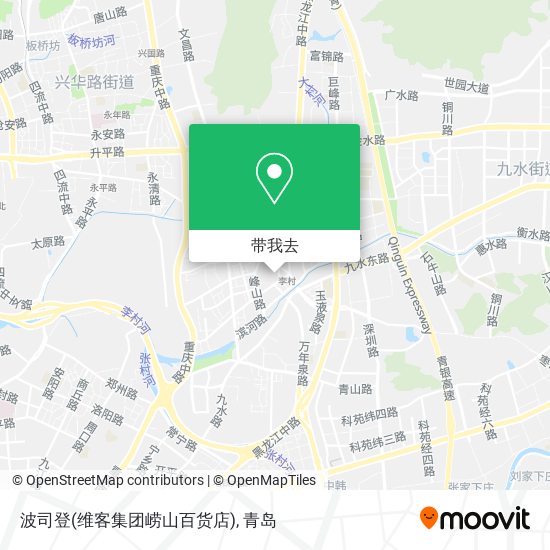 波司登(维客集团崂山百货店)地图