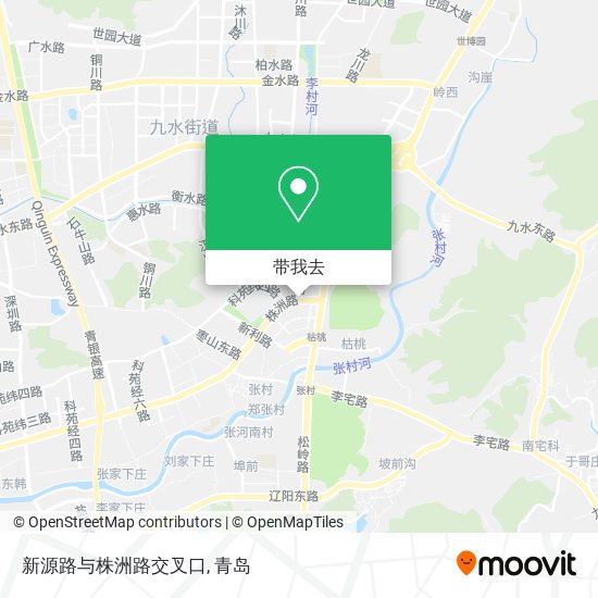 新源路与株洲路交叉口地图