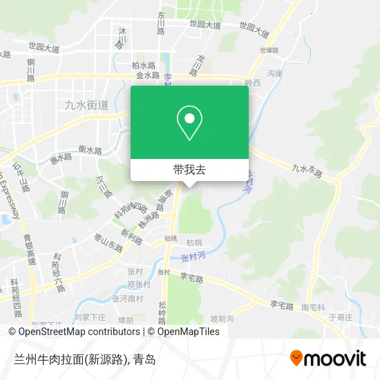 兰州牛肉拉面(新源路)地图