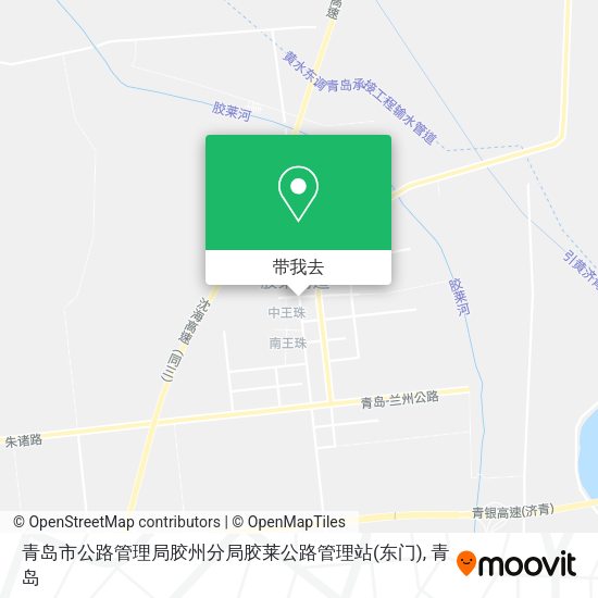 青岛市公路管理局胶州分局胶莱公路管理站(东门)地图