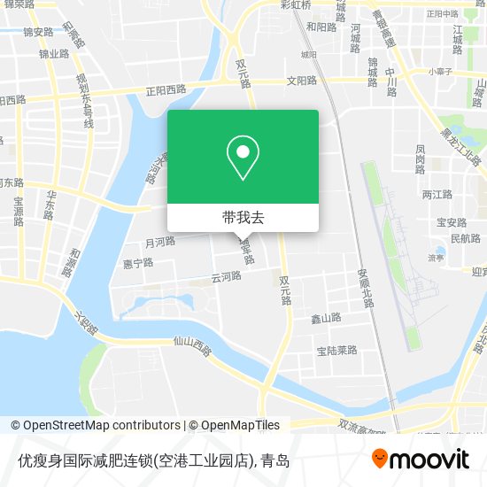 优瘦身国际减肥连锁(空港工业园店)地图