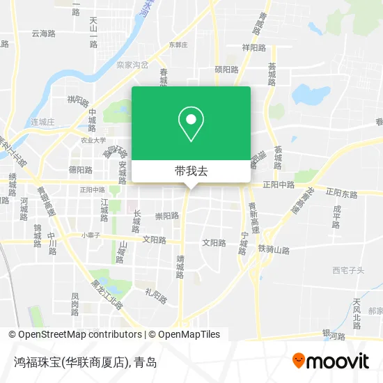 鸿福珠宝(华联商厦店)地图