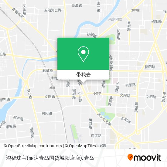 鸿福珠宝(丽达青岛国货城阳店店)地图