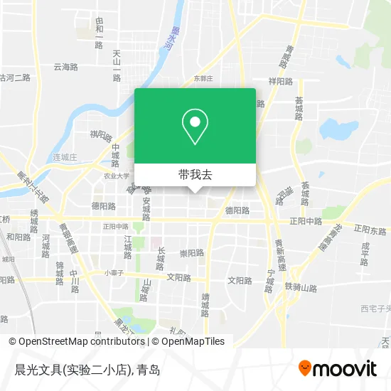 晨光文具(实验二小店)地图