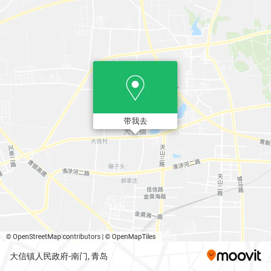 大信镇人民政府-南门地图