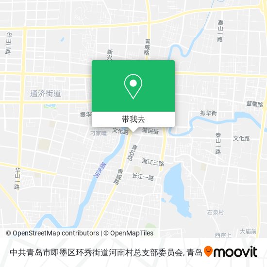 中共青岛市即墨区环秀街道河南村总支部委员会地图